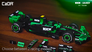 CaDA Kick Sauber F1 Team C44 Racing Car Brick DIY 1:24 Scale Vehicles Set C55032W