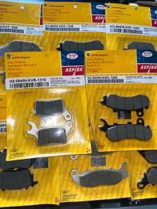 ASPIRA BRAKE PADS FOR YOUR MOTORCYCLE BUDDIES!