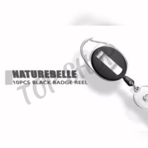 TOP SHOP Retractable Badge Holder with Carabiner Reel Clip Retractable Keychain Lanyards ID Badge Holder with Belt Clip Card