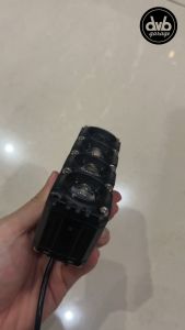 LAMPU TEMBAK LED SQL + KIPAS FAN HI-LOW PUTIH KUNING KABUT FOGLAMP LASER MOBIL MOTOR