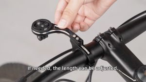 ไฟหน้าเครื่องวัดความเร็วจักรยานยืดได้กลางได้ตัว กล้องแบบห้อยแท่นยึดแฮนด์รถ Go Pro Garmin Bryton ฐานขยายอุปกรณ์เสริมจักรยาน ราคาที่สุด 1,800 บาท