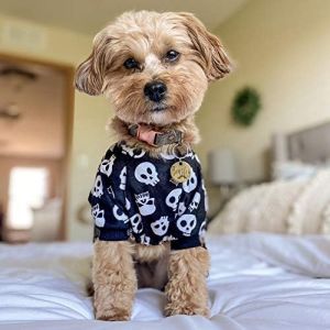 Dog Halloween Pajamas Puppy Onesies Small Dogs Soft Pjs Coat Cat Apparel Comfy Pet Christmas Clothes Outfit Doggie Bodysuit