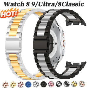 Stainless Steel Strap For Samsung Galaxy Watch 8 Classic/8 9 40 44 Metal Watchband Bracelet Correa For Samsung Watch Ultra 47mm