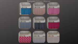 BarkAila Gorden Kolong/Korden Kolong/Horden Kolong/Gorden Kolong Dapur/Minimalis TerMurah Motif Embosh dan karakter