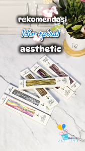 Lilin Ulang Tahun Spiral Kriting / lilin hbd Spiral curly / lilin kue ultah