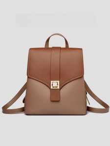 Túi Đeo Vai Desinvolte 2025 Mới Cho Nữ Dung Tích Lớn Màu Trơn Thời Trang Túi Đeo Vai Bằng Da PU Mềm Khóa Kéo Hình Chữ Nhật