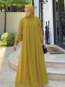 COD GAMIS SET HIJAB GAMIS WANITA MUSLIM TERBARU DRESS MUSLIM TERBARU