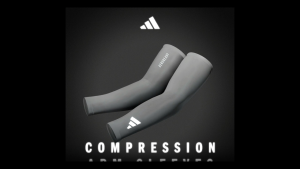 ADIDAS Băng Bảo Vệ Cánh Tay ADSL-1301BK Aeroready Compression Arm Sleeve (1 Cặp) - Phụ Kiện Thể Thao Chính Hãng Bảo Vệ Chống Chấn Thương Khi Tập Luyện
