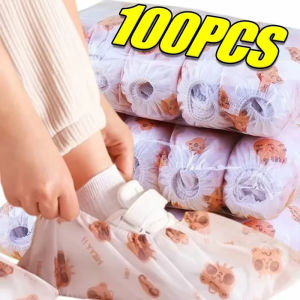 100PCS Disposable Shoe Covers Dustproof Non-slip Shoe Cover Indoor Carpet Floor Protection Cover for Children Students Adult