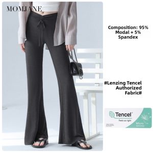 Mom Jane | Maternity Comfortable Belly Support Bell-bottom Trousers Modal Plus Size