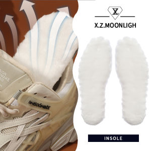 X.z. MOONLIGH Fuzzy พื้นในรองเท้าให้ความอบอุ่นนุ่มสบายเป็นพิเศษสำหรับใส่ในอากาศหนาวเหมาะสำหรับการรักษาเท้าให้นุ่มสบาย