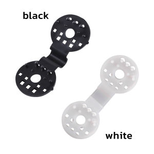 B.F. 10pcs Shade Cloth Plastic Clips Round Plastic Black Clips for Sun Shade Net/Anti Bird Netting Shade Fabric Accessories