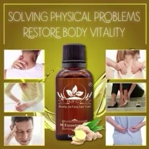 Ginger Health Massage Oil / Ginger Essential Oil / Miracle Ginger Oil/ Slimming Oil / For Arthritis * Varicose Veins* Effective Belly Fat Burner * Pain Reliever * 30 ML