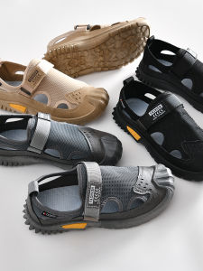 Mens Lightweight Breathable Outdoor Sports Casual Shoes Hollow out Mesh Design Summer Fashionable Slip-On round Toe Rubber Sole