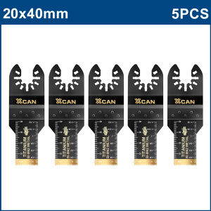 CMCP 1/5/10pcs 20mm Titanium Oscillating Saw Blade Multitool Blades Multi-Function Saw Blade for Wood Cutting