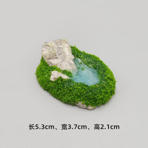 Simulation Fake Landscape Lake Waterfall Rare Stone Moss Micro Landscape Gardening Landscaping DIY Ornaments Accessories Small Ornaments