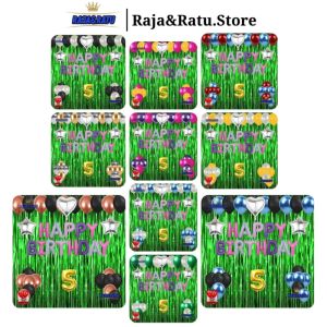 Paket Dekorasi Pesta Balon Happy Birthday Purple Set Dekor Ulang Tahun Tirai Hijau Simple