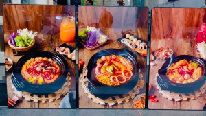 Tranh treo tường gà rán 13 trang trí decor quán ăn nhanh kèm đinh