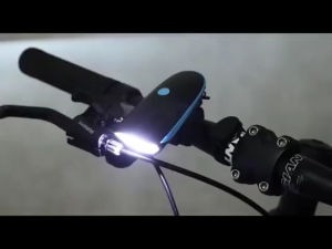 AKIRO Malaysia Rechargeable USB Bikes Cycling LED Light Bicycle Headlight with Horn Waterproof 3 Modes Flashlight lampu basikal