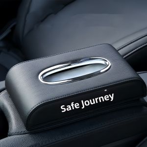 BINJIAXIU | Car Tissue Box Holder Compatible with Audi A6L A4L Q5L A3 A8L Q3 Q7