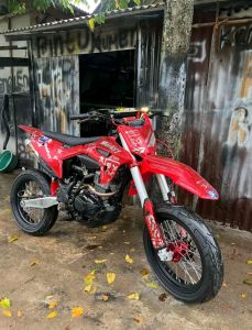 Stiker Decal Motor Crf 450 Full Body Bahan Chrome Premium Stiker Design Terbaru Bebas Request