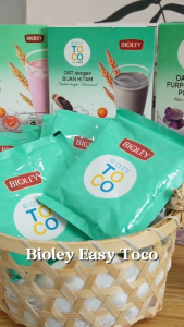 BIOLEY Easy Toco - Oat Dengan Bijan Hitam ditambah dengan Tokotrienol | Oats With Black Sesame added with Tocotrienols (40g x 10S)