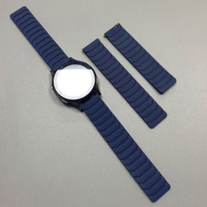 20mm 22mm Magnetic Loop Strap For Huami AMAZFIT BALANCE 2/BIP 6 5/Active 2 3 Silicone Strap For Samsung Galaxy Watch Sports Band
