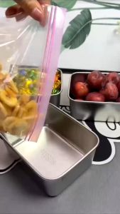 Hộp Lạnh Inox 304 Có Nắp Đựng Tiện Lợi Size 135x105x55Cm