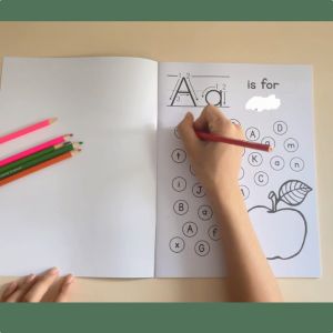 ALPHABETS ABC Learning Book for Kids Ages 2-6: Preschool Educational Toys for Toddler ABC Learning Pen Control Training, Letter Calligraphy Practicing, Handwriting Activity Book, and Early Learning Worksheet