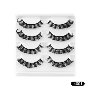 Cross-Border Best-Selling Fiber Mascara Thickened Curly Natural Looking False Eyelashes Hard Stem for Beautiful Lashes