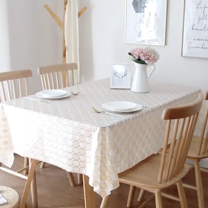Tablecloth for Dining Table 4 - 6 Chairs Without Washing Square Coffee Table Water and Oil Resistant