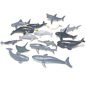 DIY คริสตัลหยดทำมือ โลกใต้น้ำขนาดเล็ก ฉลาม โลมา ฉลามขาว สร้อยคอ เครื่องประดับแฟชั่น วัสดุอื่นๆ ราคา 1-9.99 หยวน