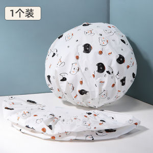 Thickened Waterproof Bath Cap for Women And Girls Bathing Hat Head Cover Advanced Protection Hair Mask Cap New 2025 Model