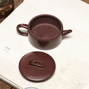 Xác Thực Nghi Hưng Tím / Tím Violet / Tím Hoa Cà Bình Trà Đất Sét Handmade Hàn Ngói Miệng Lớn Gongfu Trà Pha Nồi Trà Nguyên Bản Mỏ Tím / Tím Violet / Tím Hoa Cà Chu Bùn