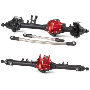 Bộ Trục Thẳng Offset HD44 Bằng Nhôm Gia Công CNC Dành Cho Khung Xe RC Rock Crawler Tỷ Lệ 1/10 Axial SCX10 II VS4-10 Chiều Dài Cơ Sở Bằng Kim Loại