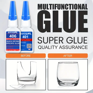 LOOLIFL- super cyanoacrylate strong glue waterproof and transparent thin and thick providing more uses and more choices.