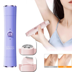 Electric Razor Woman Shaver Painless Women Mustache Epilator Leg Bikini Body Hair Trimmer for Women Facial Epilator Hair Remover