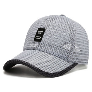 WRELS | Summer Mesh Baseball Cap Breathable Adjustable Anti UV Outdoor Fishing Hats Casual Lightweight Sunshade Running Hiking Caps
