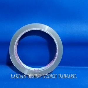 Lakban Bening 1/2 Inch (12mm x 72 Yard) Daimaru Isolasi