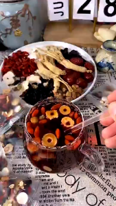 💕HOT💕[Health/Replenishing Complexion] Ginseng Mulberry Tea/Wolfberry And Red Date Health tea/liver-protecting tea for staying up late