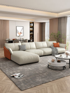 KLESK | Modern Luxury Straight Solid Wood Sofa Tech Fabric