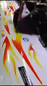 Stiker striping supra x gtr 150 - winner 150 grafis variasi 040