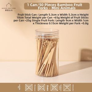 MODERN SWEETHOME | Child-friendly Disposable Wooden Bamboo Toothpicks