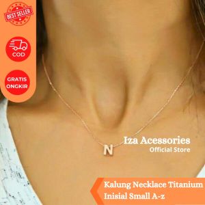 KALUNG NAGITA INISIAL SMALL TITANIUM A-Z Anti Karat