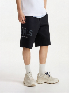 Jack Jones | Sixth Length Letter Printed Drawstring Shorts