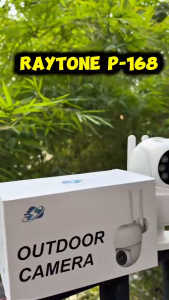RAYTONE กล้องวงจรปิด JS-P168 4K AI ระบบสนทนา รองรับซิม4G ความละเอียดสูง 4K รองรับระบบmotion detection ติดตั้งได้ทั้งภายในและภายนอกอาคาร กันน้ำ IP65 แสดงภาพสีกลางคืน