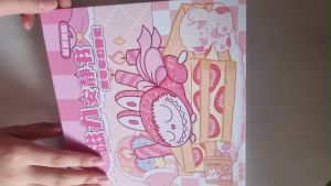 Magnetic DIY Book Motif LABUBU: Mainan Stiker Anak yang Lucu & Viral
