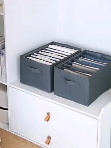 ที่เก็บเสื้อผ้า กางเกง ชุดชั้นใน สามารถพับเก็บได้ สําหรับจัดระเบียบตู้เสื้อผ้า B309