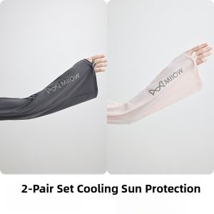 MiiOW | Cat Woman Ice Silk Sun Protection Sleeve Covers Loose Driving Elbow Protector Summer UV Protection Extended Length Nylon