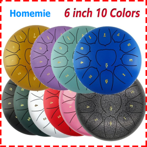 6 Inch 11-Tune Percussion Steel Tongue Drum: A Perfect Beginner's Musical Instrument